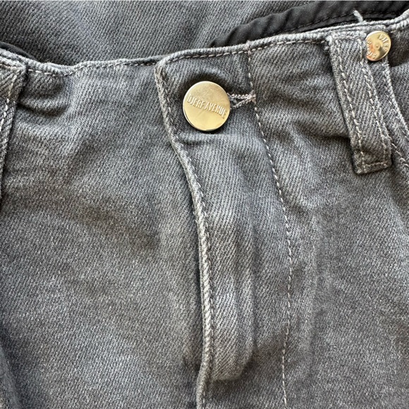 Djerf Avenue Denim Skirt Midi - Washed Grey - Picture 7 of 10